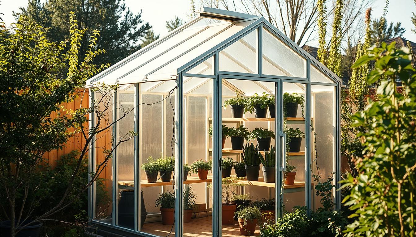 Serre de jardin en polycarbonate